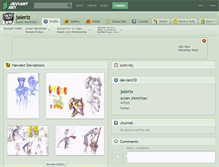 Tablet Screenshot of jaleriz.deviantart.com