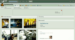 Desktop Screenshot of horriblesunrise.deviantart.com