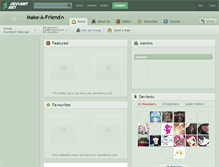 Tablet Screenshot of make-a-friend.deviantart.com