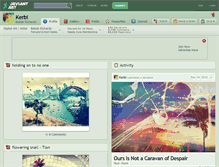 Tablet Screenshot of kerbi.deviantart.com