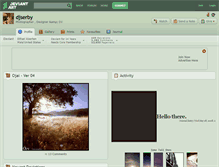 Tablet Screenshot of djserby.deviantart.com