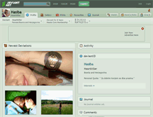 Tablet Screenshot of hasiba.deviantart.com