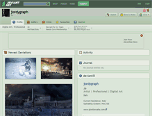 Tablet Screenshot of jordygraph.deviantart.com