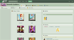 Desktop Screenshot of elementix-guadians.deviantart.com