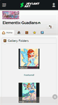 Mobile Screenshot of elementix-guadians.deviantart.com