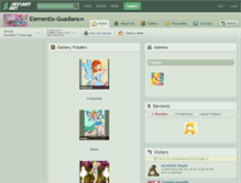 Tablet Screenshot of elementix-guadians.deviantart.com