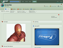 Tablet Screenshot of deviantalo.deviantart.com