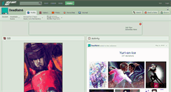 Desktop Screenshot of deadrain6.deviantart.com