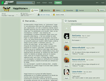 Tablet Screenshot of happihome.deviantart.com
