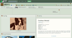 Desktop Screenshot of lighten14.deviantart.com