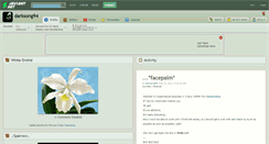 Desktop Screenshot of darksong94.deviantart.com