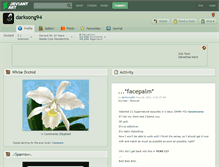 Tablet Screenshot of darksong94.deviantart.com