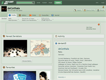 Tablet Screenshot of decorthala.deviantart.com