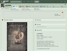 Tablet Screenshot of lahdidah.deviantart.com