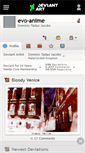 Mobile Screenshot of evo-anime.deviantart.com