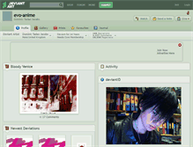 Tablet Screenshot of evo-anime.deviantart.com