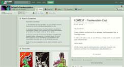 Desktop Screenshot of brideovfrankenstein.deviantart.com