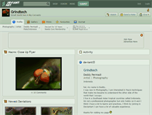 Tablet Screenshot of grindtech.deviantart.com