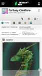 Mobile Screenshot of fantasy-creature.deviantart.com