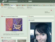 Tablet Screenshot of nesser33.deviantart.com