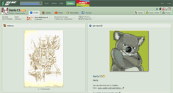 Desktop Screenshot of herio13.deviantart.com
