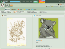 Tablet Screenshot of herio13.deviantart.com