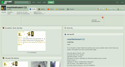 Desktop Screenshot of mephilesthedark123.deviantart.com