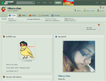 Tablet Screenshot of hiburu-chan.deviantart.com