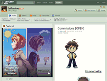 Tablet Screenshot of jeffanime.deviantart.com