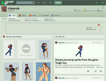 Tablet Screenshot of chipperpip.deviantart.com