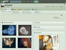 Tablet Screenshot of jrtroutman.deviantart.com