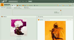 Desktop Screenshot of masterizer.deviantart.com
