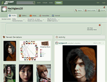 Tablet Screenshot of nachtglanz20.deviantart.com
