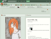 Tablet Screenshot of nai-ko.deviantart.com