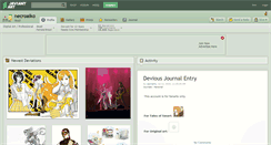 Desktop Screenshot of necroaiko.deviantart.com