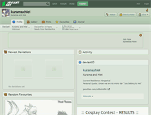 Tablet Screenshot of kuramaxhiei.deviantart.com