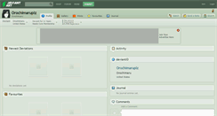 Desktop Screenshot of orochimaruplz.deviantart.com