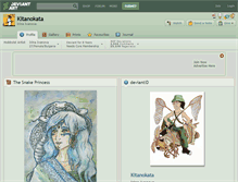 Tablet Screenshot of kitanokata.deviantart.com