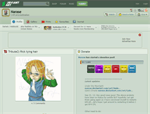 Tablet Screenshot of narase.deviantart.com