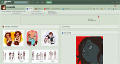 Desktop Screenshot of crusanite.deviantart.com