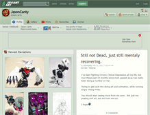 Tablet Screenshot of jasoncanty.deviantart.com