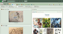 Desktop Screenshot of hyper-red.deviantart.com