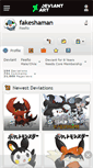 Mobile Screenshot of fakeshaman.deviantart.com