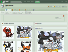 Tablet Screenshot of fakeshaman.deviantart.com