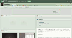Desktop Screenshot of dizkodude.deviantart.com