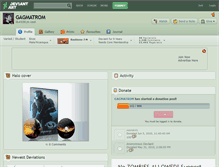 Tablet Screenshot of gagmatrom.deviantart.com