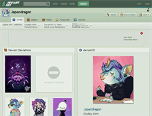 Tablet Screenshot of japandragon.deviantart.com