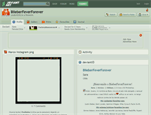 Tablet Screenshot of biieberfeverforever.deviantart.com