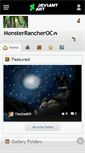 Mobile Screenshot of monsterrancheroc.deviantart.com