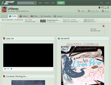 Tablet Screenshot of lpdisney.deviantart.com